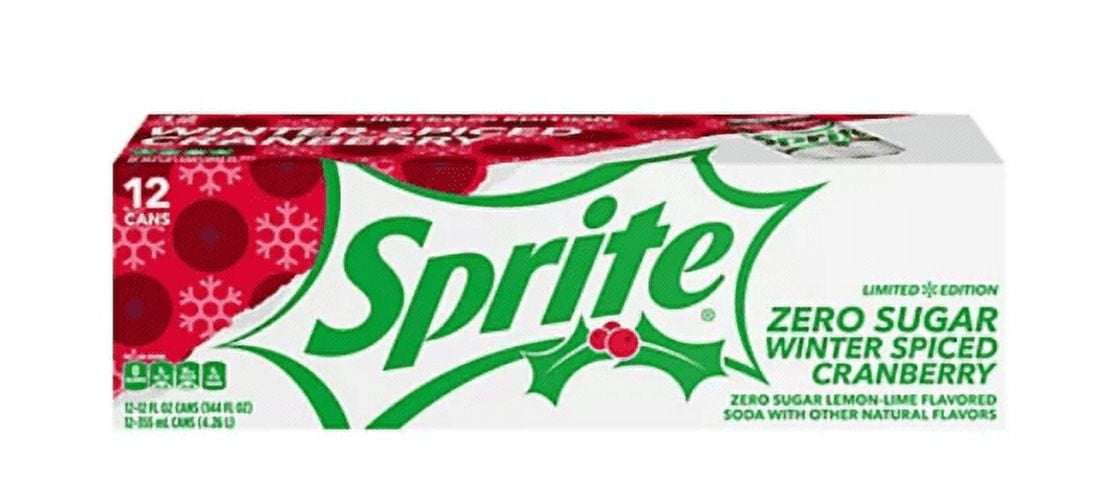 ★新品未開封★SPICARE V3 ChristmasCoffret2024 Sprite Zero Sugar Winter Spiced Cranberry Soda, Holiday Flavor, 24