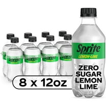 Sprite Zero Sugar Lemon Lime Soda Pop, 12 fl oz, 8 Pack Bottles