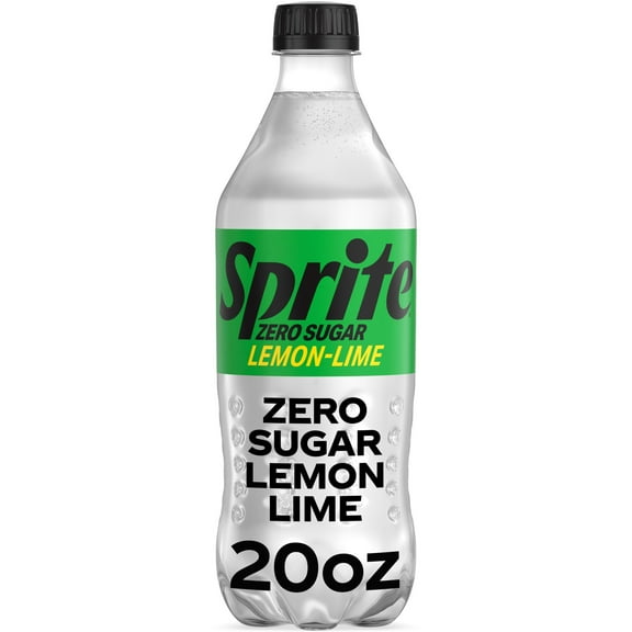 Sprite Zero Sugar Lemon Lime Soda Pop, 20 fl oz Bottle