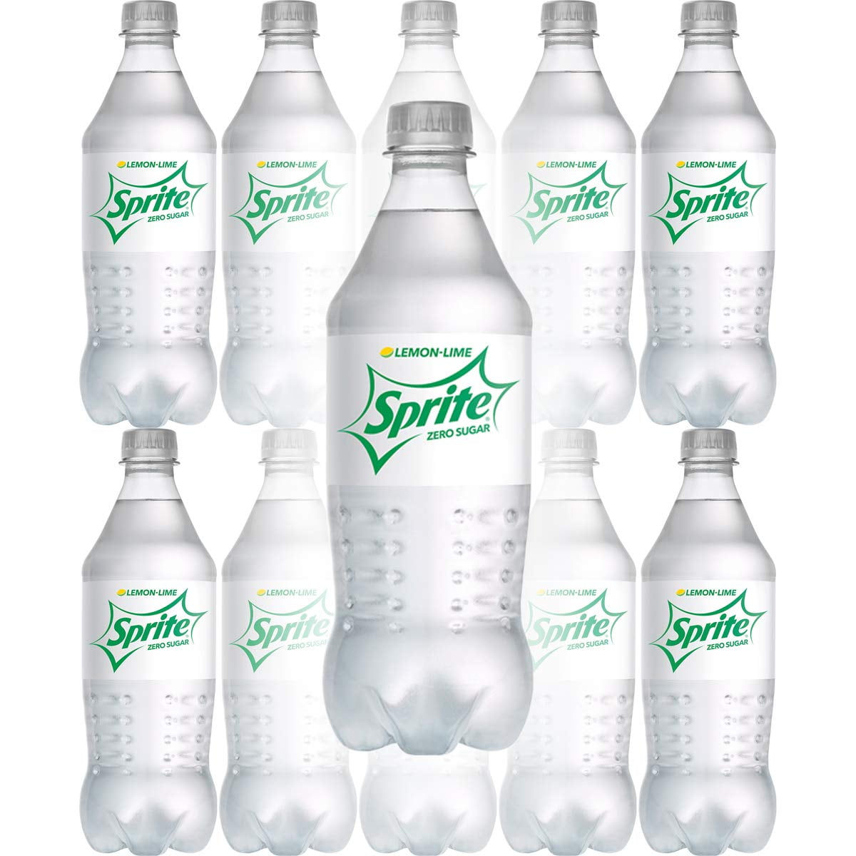 Sprite Zero Sugar Soda 20oz Bottles (Pack of 10)