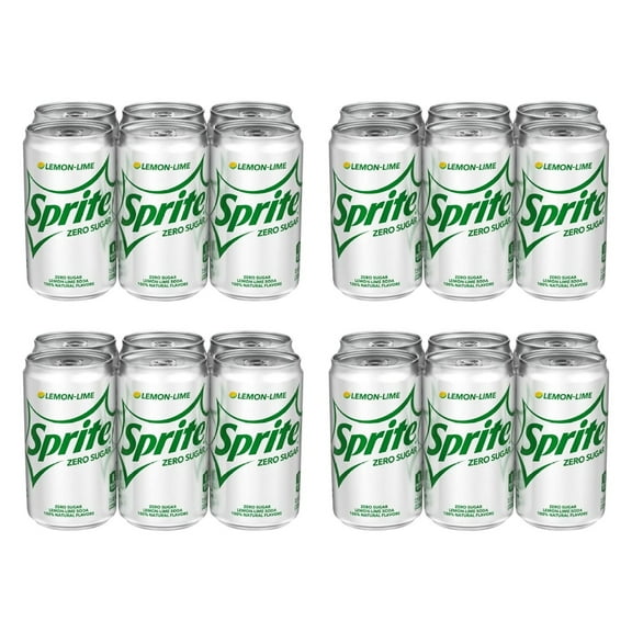 Sprite Zero Sugar Soda Bundled by WTYCB (7.5 oz Mini Cans 24 Pack)