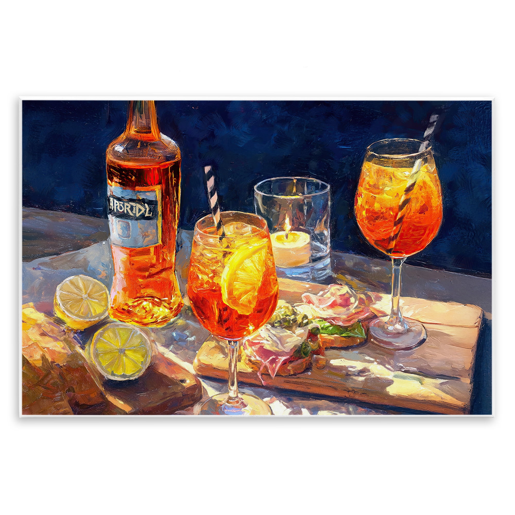 Sprits Table Still Life Wall Plaque Art, design by Ziwei Li