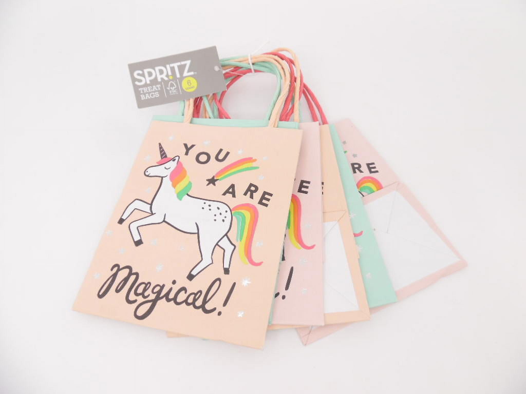 Spritz Unicorn Rainbow Paper Straws Party Favors Birthday