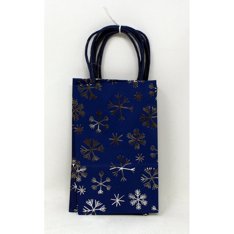 Blue and silver gift cheap bags