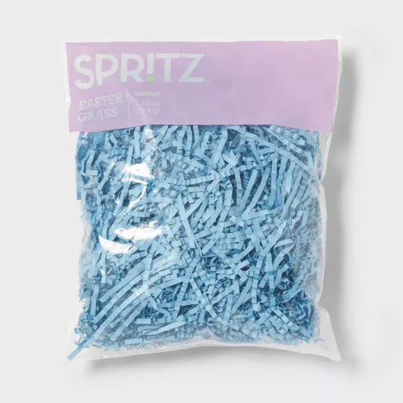 Spritz Crinkle Easter Grass Light Blue