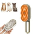 thumbnail image 1 of 3-in-1 Cat Steam Brush, Rechargeable Cat Brush with Steam, Spritz Defur Comb for Dogs, Spritz Defur Comb for Cats, 1 of 12