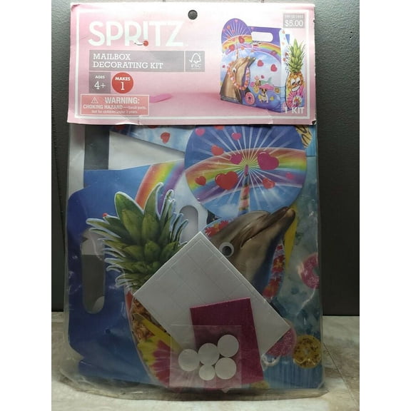 Spritz Dolphin Mailbox Decorating Kit