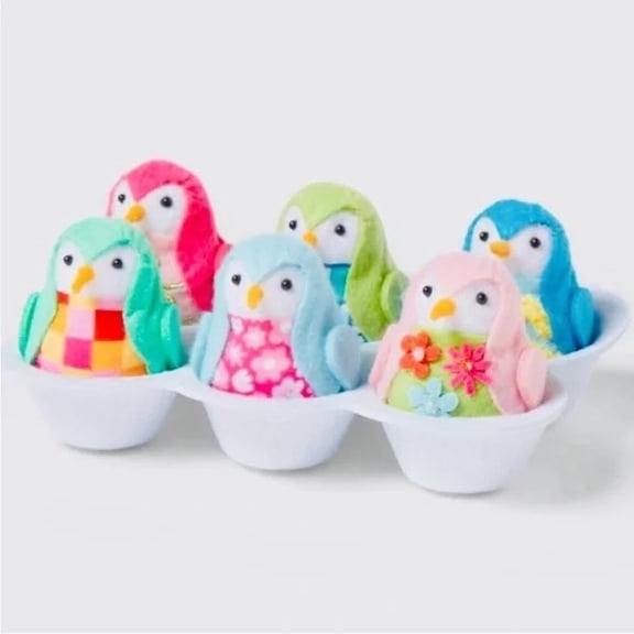 Spritz Featherly Friends Easter Spring 6 Egg Carton Birds