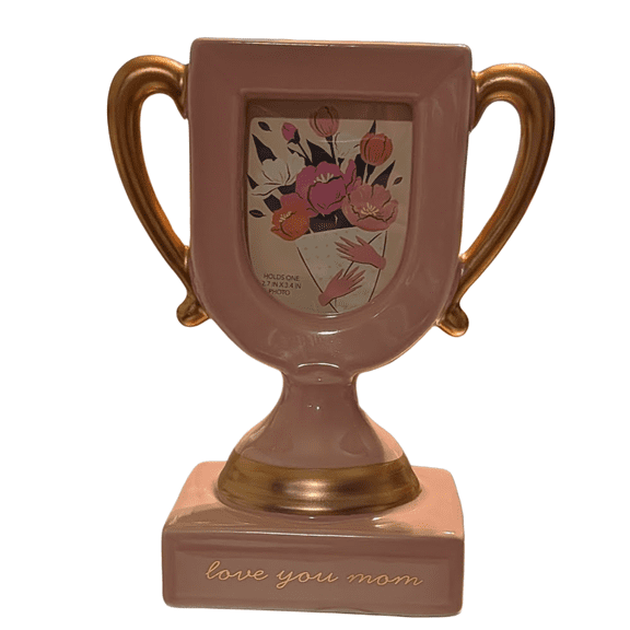 Spritz Mother's Day Ceramic Trophy Photo Frame Pink