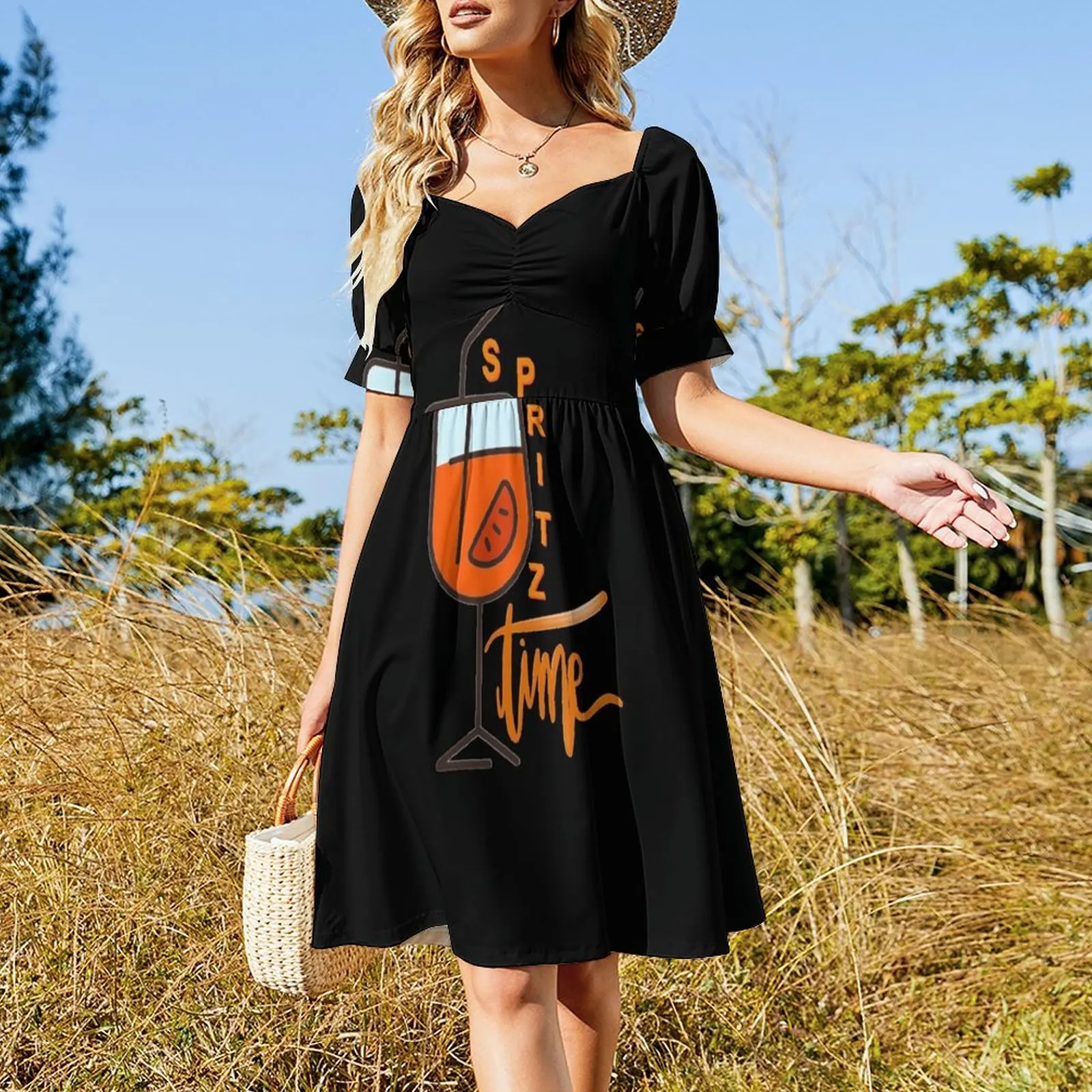Spritz Time Sleeveless Dress wedding guest dress 2024 summer dress