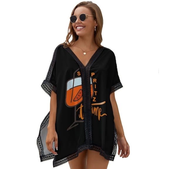 Spritz Time Women's Swimsuit Coverup Summer Beach Cover Up Bathing Suit Dress