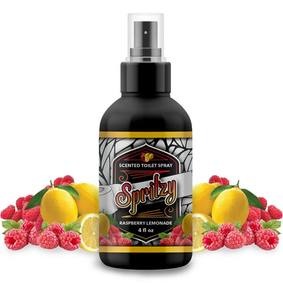 Spritzy Raspberry Lemonade Deodorizing Bathroom and Toilet Air Freshener Spray, 4oz, 1 Count