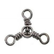 Spro Three Way Swivel, Size 4, 55lb, 5pk, Black