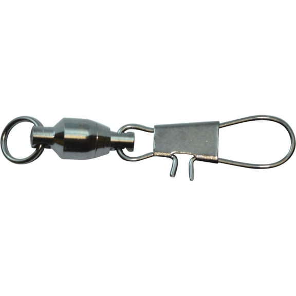 Spro Ball Bearing Swivel with Interlock-Pack of 5 Black, Size 3