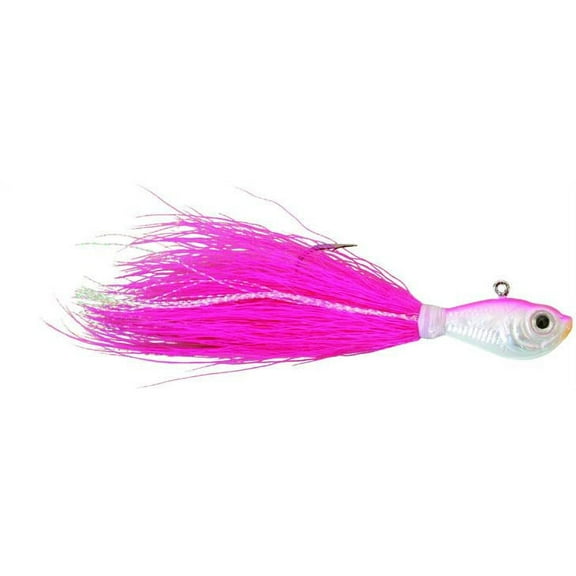 Spro Bucktail Jig-Pack of 1, Pink, 1/4-Ounce