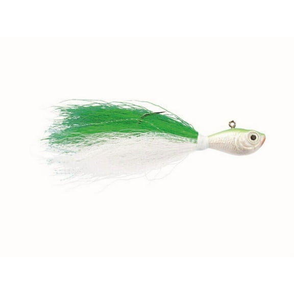 Spro Prime Bucktail Jig Chartreuse Green Fluke 3/4oz Lure SBTJC-3/4