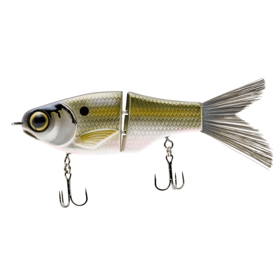 Spro Kgb Lil' Guy 120 Glide Bait, Platinum Shad