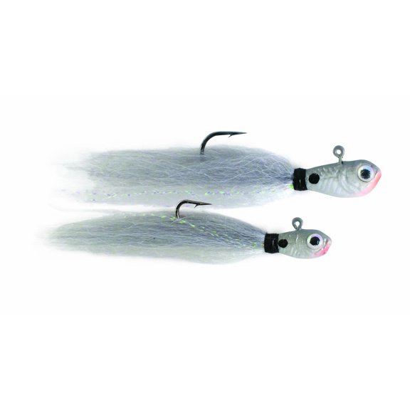 Spro Phat Flies-Pack of 2, Grey Ghost, 1/8-Ounce