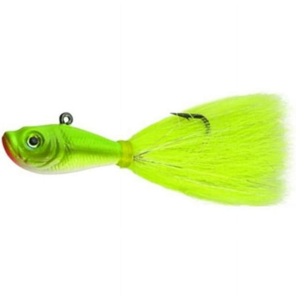 Spro Prime Bucktail Jig Crazy Chartreuse Fluke 3/4oz Lure SBTCC-3/4
