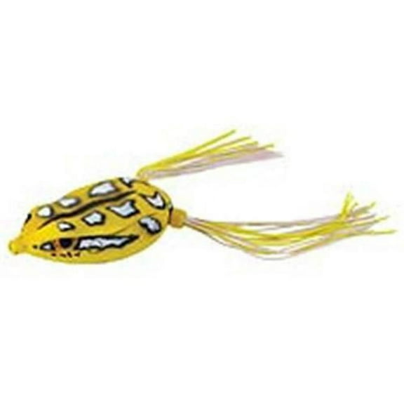 Spro SBEF60RYLW Yellow Bronzeye Frog Jr Soft Plastic Fishing Topwater Lure