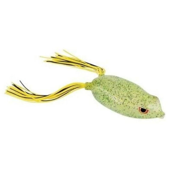 Spro SBEF65YLSP Bronzeye .5oz Yellw Sparkle Frog 65 Fish Topwater Fishing Lure