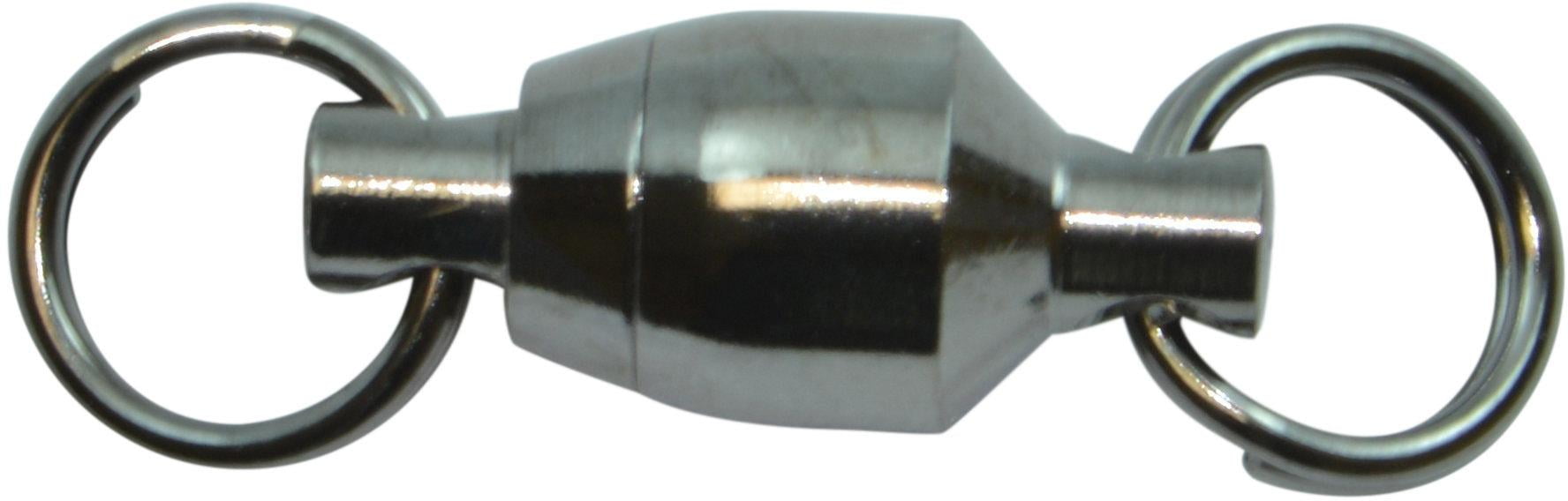 Spro SBSB2S025 Ball Bearing Swivel 2Split Ring 8 lb Black 5 Per Pack