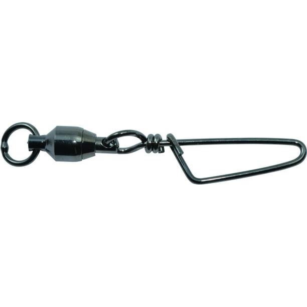 Spro SBSCLB043 Ball Bearing Swivel With Coastlock Snap Black 100 lb