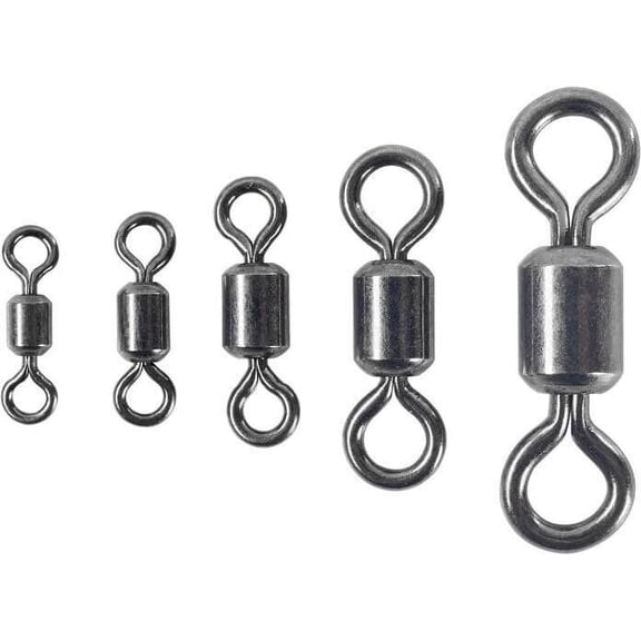SPRO POWER SWIVELS 10PK - 2 - BLACK