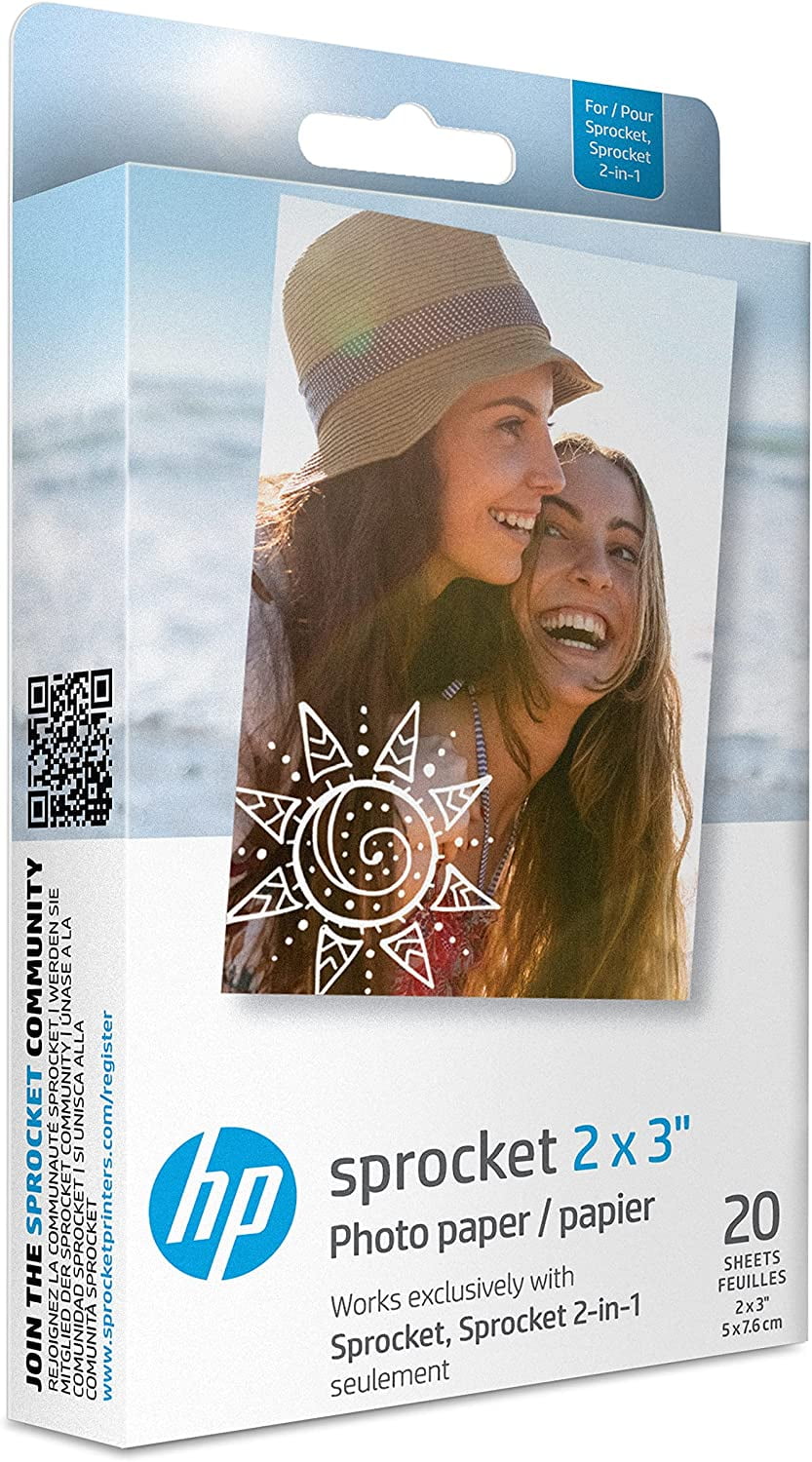 Zink Photo Paper 2x3, Printer Paper Compatible with Snap Touch, Zip & Mint  Cameras