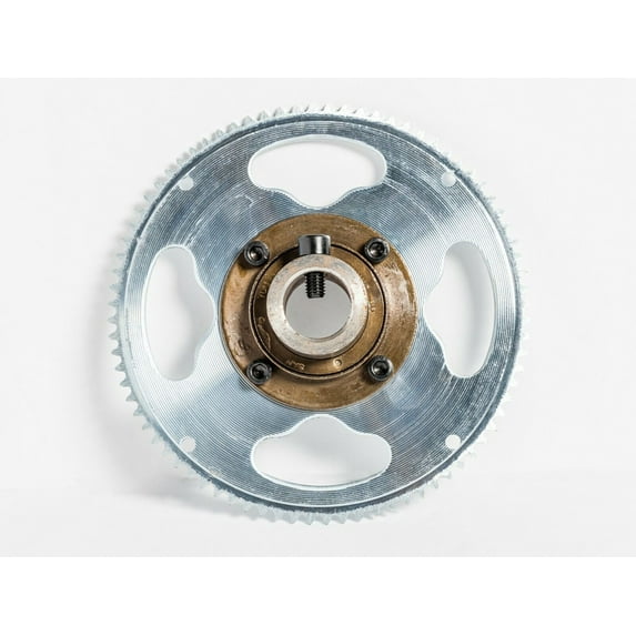 Sprocket Chain 80T Free Wheel Drive #25 1/4" Pitch w Axle Shaft Hub Adapter