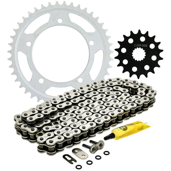 Sprocket Chain Set Suzuki Hayabusa GSX1300R 18/43 Tooth 530 O-Ring Front Rear MK1014415