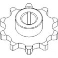 thumbnail image 1 of Sprocket - Clean Grain Elevator fits John Deere 9770 9870 H228385, 1 of 1