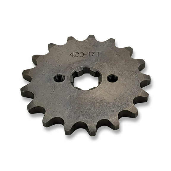 Sprocket - Front, #420 - 17 Tooth - ATV, Dirt Bike, TAO TAO, ICE BEAR, SSR