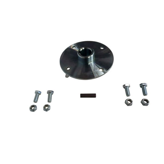 Sprocket Hub For 1" Live Axles, Heavy Duty Steel, With Hardware, 4" Bolt Circle
