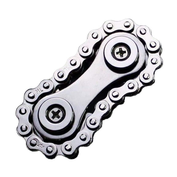 Sprocket Suitable for Finger Wheel, Metal Chain for Gyroscope Adult Decompression Toys