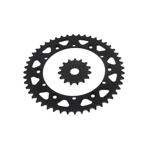 Sprocket fits Yamaha 1998 YZ400 F 400 / 1998 WR400 F Front and Rear Black 15/48