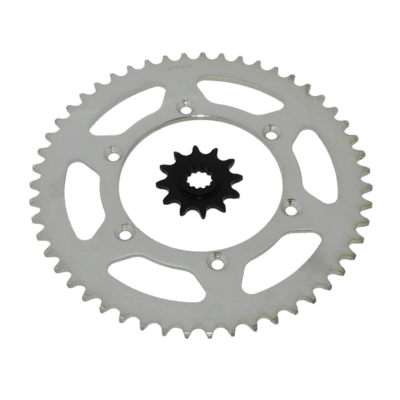 Sprocket for Kawasaki KLX400 2003 Front 12 Tooth & Rear 51 Tooth Silver Sprocket