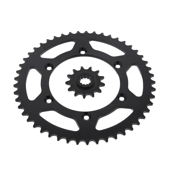Sprocket for Kawasaki KLX400 2003 Front 13 Tooth & Rear 49 Tooth Black Sprocket