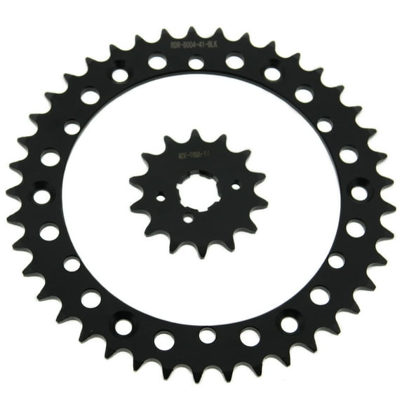 Sprocket set for Yamaha Banshee 350 YFZ350 1989-2006 14T Front & 41T Rear Black