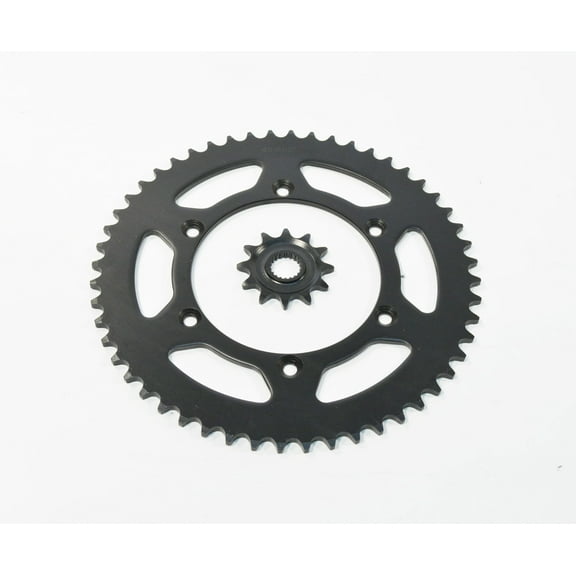 Sprockets fit Yamaha WR250F 2001 - 2013 12 Tooth Front & 52 Tooth Rear Black