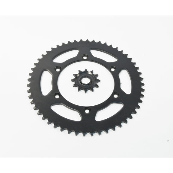 Sprockets fit Yamaha YZ125 2005 - 2014 12 Tooth Front & 52 Tooth Rear Black
