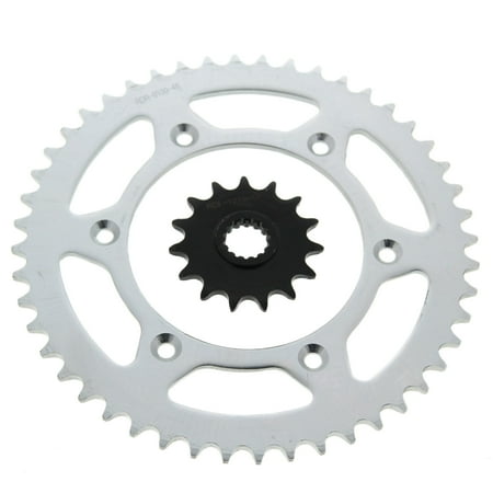 Sprockets for KTM 400 SX 1999 - 2007 Front 15 Tooth and Rear 48 Tooth Sprocket
