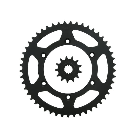 Sprockets for Kawasaki KLX400 2003 Front 13 Tooth & Rear 47 Tooth Black Sprocket