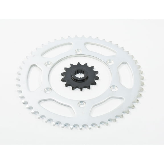 2003 kawasaki klx400 400 14 tooth front and 49 tooth rear silver sprocket