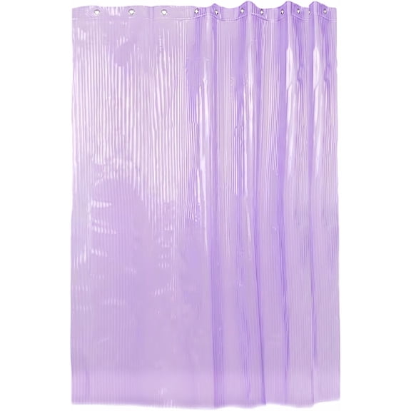 Sproos! - Fluted Shower Curtain, Lilac, 72 x 72 in