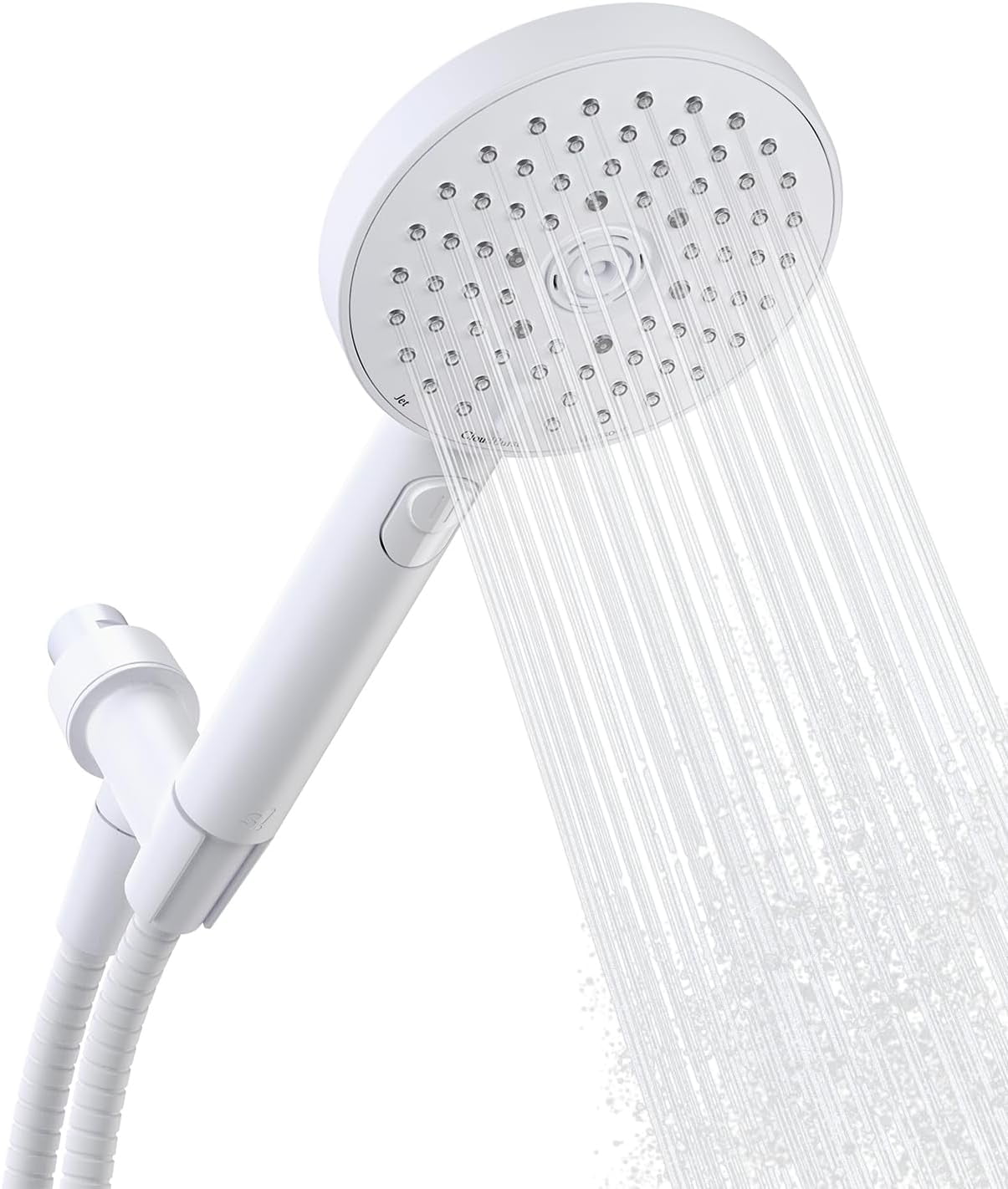 Sproos Handheld Shower Head, high pressure, 3 spray functions plus