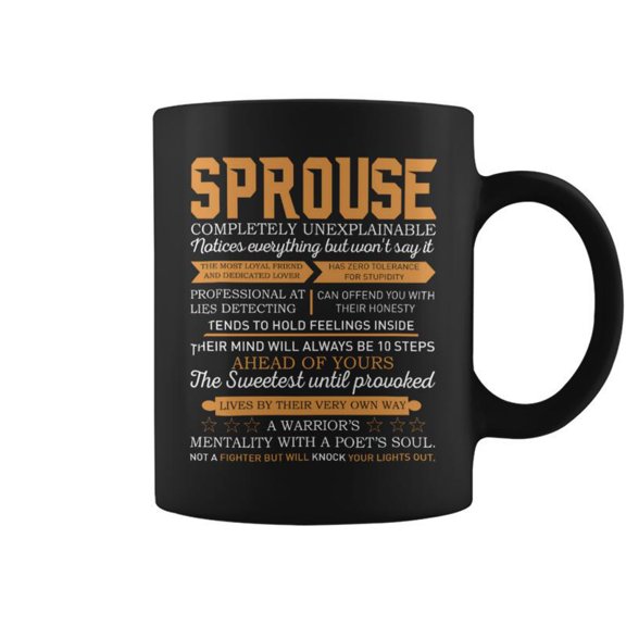 Sprouse Completely Unexplainable Notices Everything But WonT Say It Name Coffee Mugs
