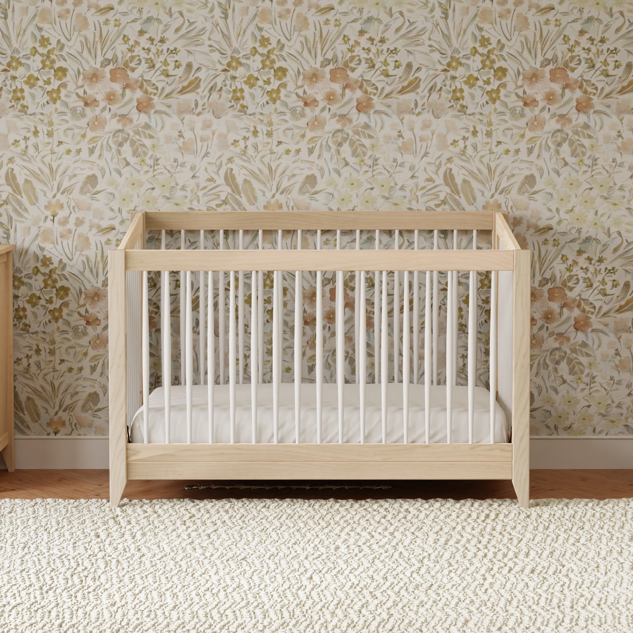 Babyletto Sprout 4-in-1 Convertible Crib with Toddler Bed Conversion Kit
