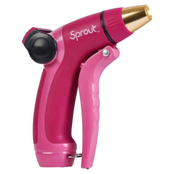 Sprout Front-Trigger Metal Adjustable Nozzle in Red