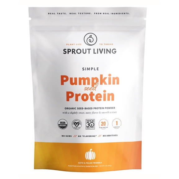 Sprout Living Simple Protein : Organic Pumpkin Seed - 1 lb